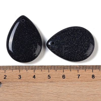 Synthetic Blue Goldstone Pendants G-G115-02G-1