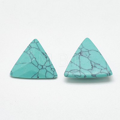 Synthetic Turquoise Cabochons X-TURQ-S290-28A-01-1