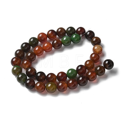 Natural Agate Beads Strands G-NH0001-G09-01-1