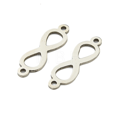 Non-Tarnish 201 Stainless Steel Connector Charms STAS-M015-17P-1