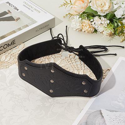 PU Leather with Iron Headring AJEW-WH20018-77B-1