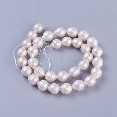 Natural Cultured Freshwater Pearl Beads Strands PEAR-F010-13-1