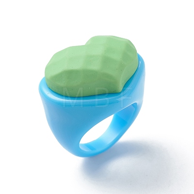 Cute 3D Resin Finger Ring RJEW-JR00538-06-1