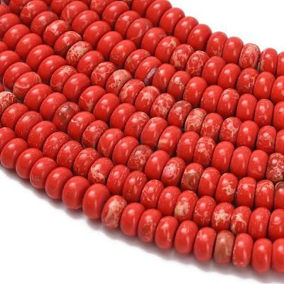 Synthetic Imperial Jasper Beads Strands G-Z110-B04-2x4mm-05-1