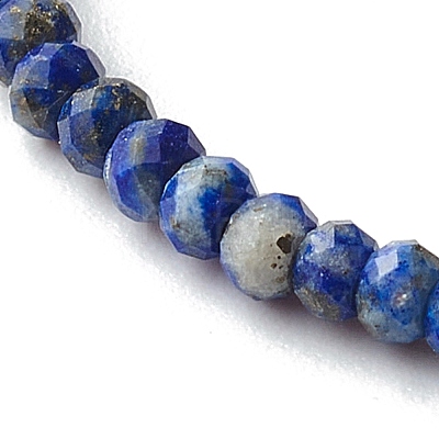 Natural Lapis Lazuli Beaded Bracelets BJEW-JB06384-08-1