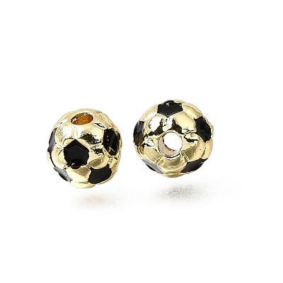 Brass Enamel Beads KK-Z163-06G-A01-1