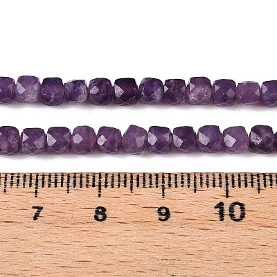 Natural Lepidolite Beads Strands G-N342-138A-1