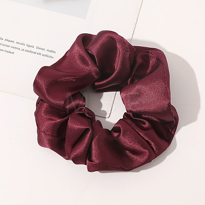 Satin Face Elastic Hair Accessories OHAR-PW0007-43H-1