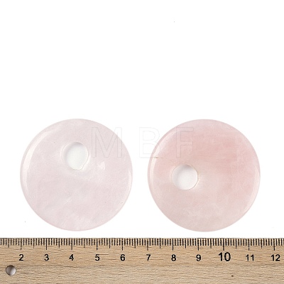 Natural Rose Quartz Pendants G-C140-10C-1