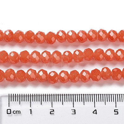 Baking Painted Imitation Jade Glass Bead Strands DGLA-A034-J8MM-A12-1