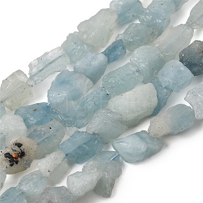Raw Rough Natural Aquamarine Beads Strands GG-CBAC4AD-A01-01-1