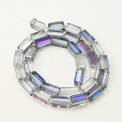 Electroplate Glass Beads EGLA-J023-12x6mm-02-1