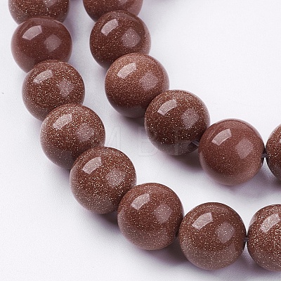 Synthetic Goldstone Bead Strands X-G-R193-04-10mm-1