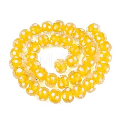 Handmade Lampwork Beads Strands LAMP-N037-05E-1