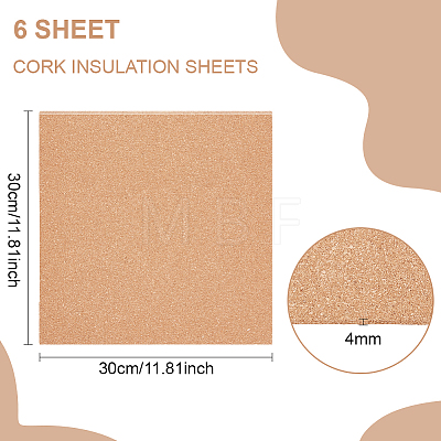 Cork Sheets DIY-WH0430-451C-1