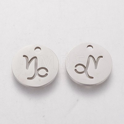 Non-Tarnish 304 Stainless Steel Charms STAS-Q201-T095-10-1