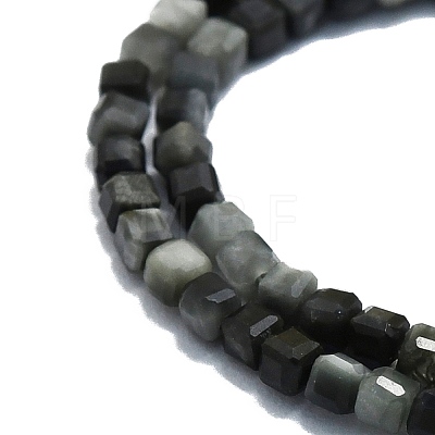 Natural Hawk's Eye Beads Strands G-P457-B01-44-1