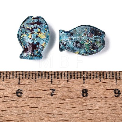 Picasso Transparent Glass Beads SEED-Q039-03G-1