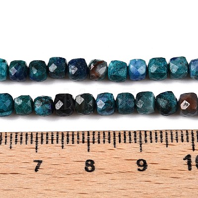 Natural Chrysocolla and Lapis Lazuli Beads Strands G-N342-116-1