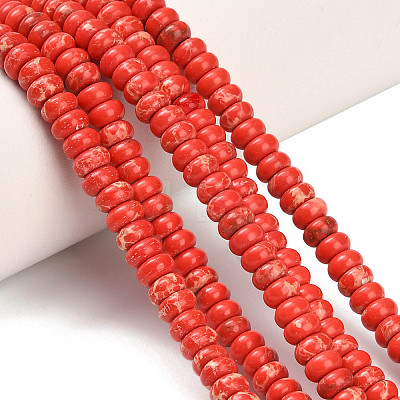 Synthetic Imperial Jasper Beads Strands G-Z110-B04-2x4mm-05-1