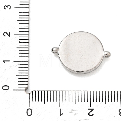 Rack Plating Brass Micro Pave Clear Cubic Zirconia Connector Charms CU-CBA01AA-23P-1