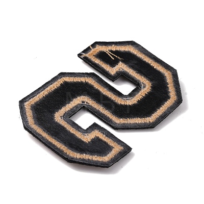 Polyester Computerized Embroidery Cloth Iron On Sequins Patches PATC-SZC0001-01S-1