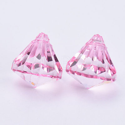 Transparent Acrylic Pendants TACR-Q260-G-V03-1