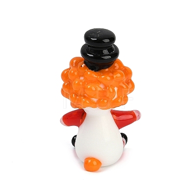 Handmade Lampwork Clown Display Decorations LAMP-Q005-12N-1