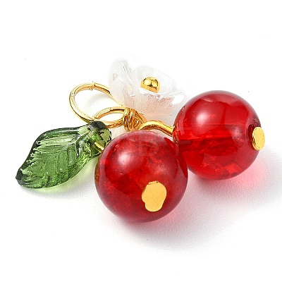 Glass Pendants PALLOY-JF03179-02-1