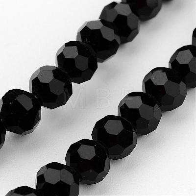 Transparent Glass Bead Strands GLAA-G013-4mm-71-1