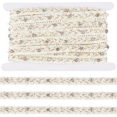 5Yards Polyester Lace Ribbons OCOR-GF0006-22-1