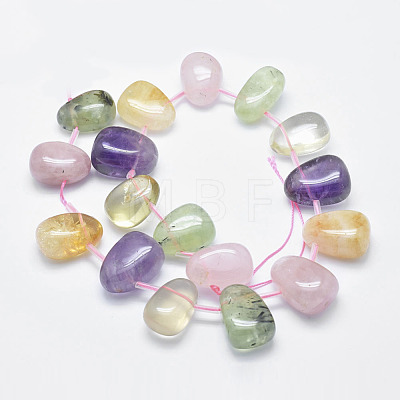 Natural Quartz Beads Strands G-F547-09-1