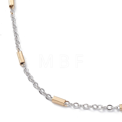 304 Stainless Steel Satellite Chain Necklace for Men Women STAS-B039-13GP-1
