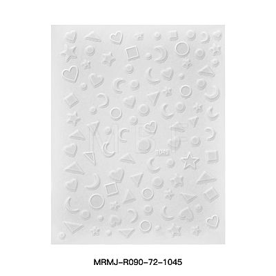 Nail Art Stickers Decals MRMJ-R090-72-1045-1