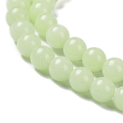 Synthetic Luminous Stone Beads Strands G-L582-01B-1