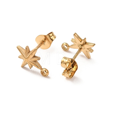 304 Stainless Steel Stud Earrings STAS-K291-13A-G-1