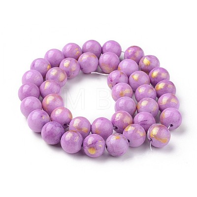 Natural Jade Beads Strands G-F670-A09-4mm-1