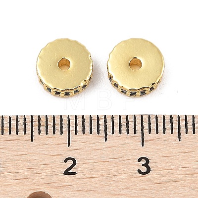 Rack Plating Brass Micro Pave Cubic Zirconia Beads KK-F879-14G-06-1