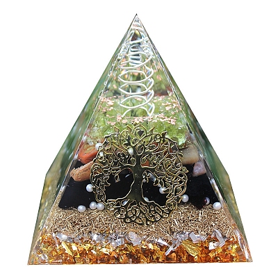 Orgonite Pyramid Resin Energy Generators PW-WG29206-01-1