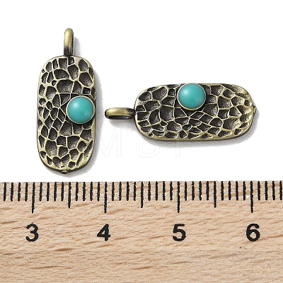 Brass Enamel Pendants KK-M284-14AB-1