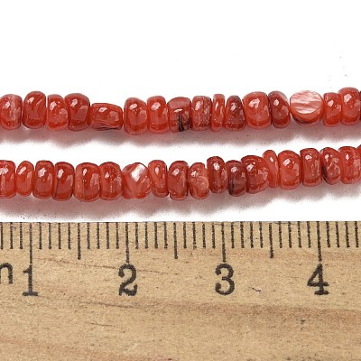 Dyed Natural Freshwater Shell Beads Strands BSHE-G039-07K-1