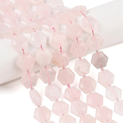 Natural Rose Quartz Beads Strands G-G144-A03-01-1