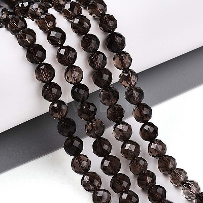 Natural Smoky Quartz Beads Strands G-T140-23A-1