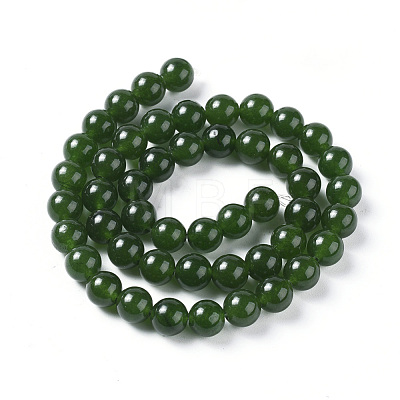 Natural White Jade Beads Strands G-G796-04C-01-1