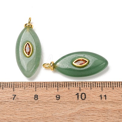 Natural Green Aventurine Pendants GG-CBAA798-04G-06-1