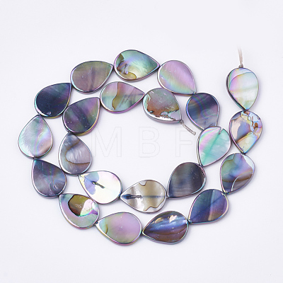 AB Color Freshwater Shell Beads Strands SHEL-S274-38-1