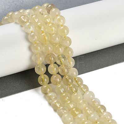 Natural Lemon Quartz Beads Strands G-H062-A01-02-1