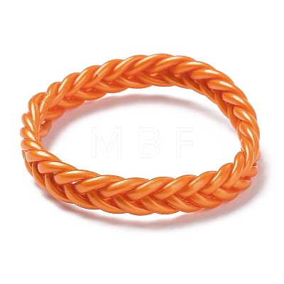 Plastic Cord Braided Stretch Bracelets BJEW-R313-03E-1