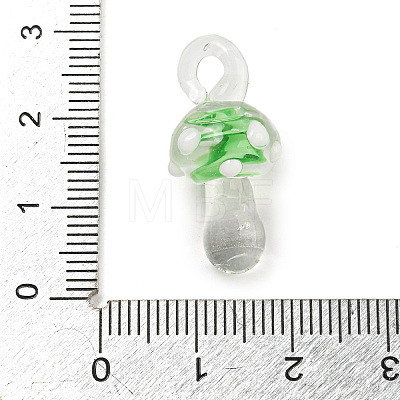 Handmade Lampwork Pendants LAMP-S067-02D-1