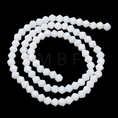 Opaque Solid Color Imitation Jade Glass Beads Strands LS-EGLA-A039-P4mm-D15-1